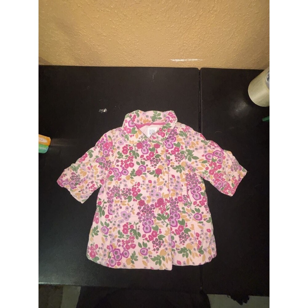 Baby Gap Pink Floral Infant Jacket